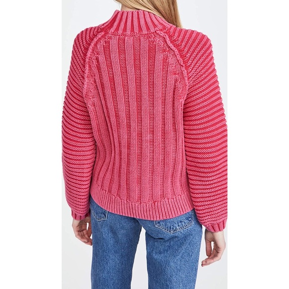 NEW Free People Sweetheart Sweater Candy Blossom - Picture 4 of 7